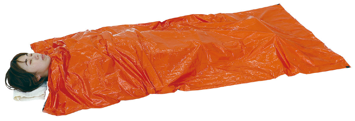 静音防寒寝袋(オレンジ)