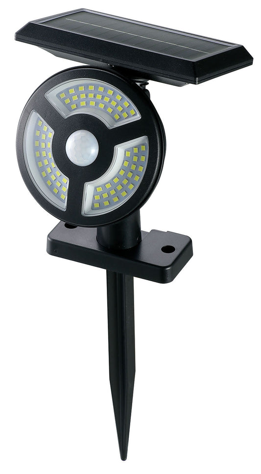 ソーラー充電式 人感センサー防犯ライト