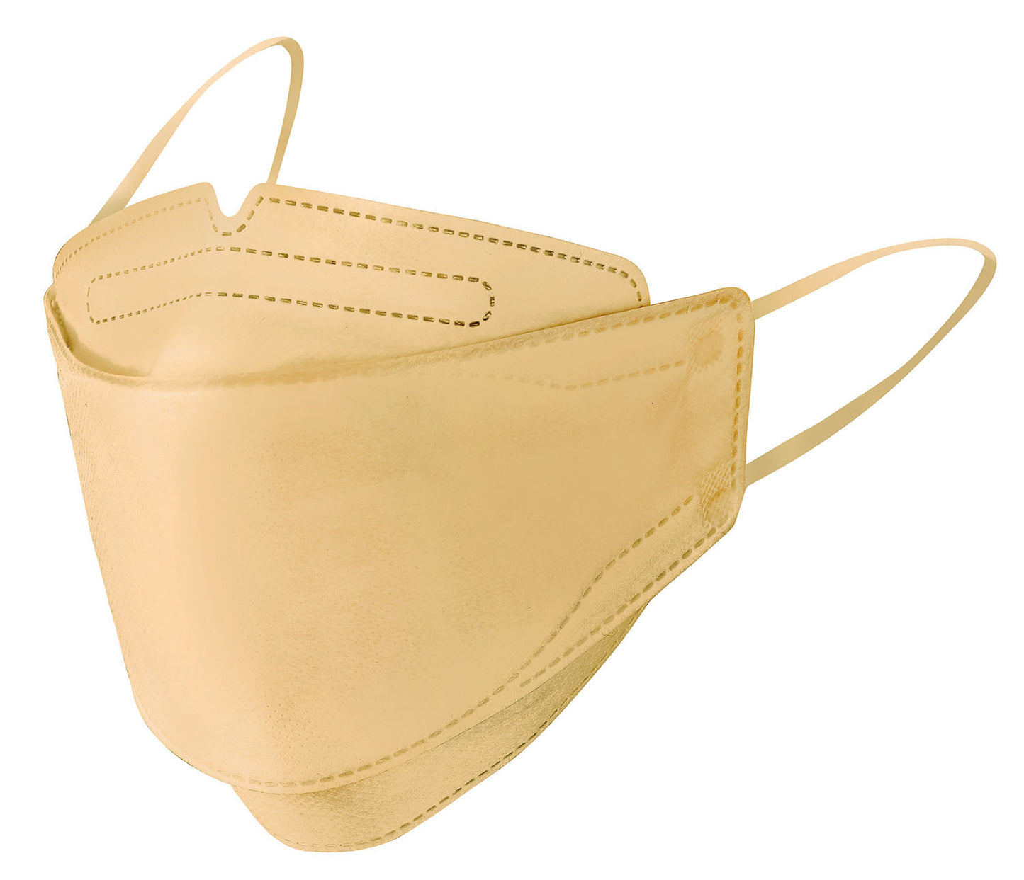 立体不織布カラーマスク(三層構造)(50枚入)ベージュ